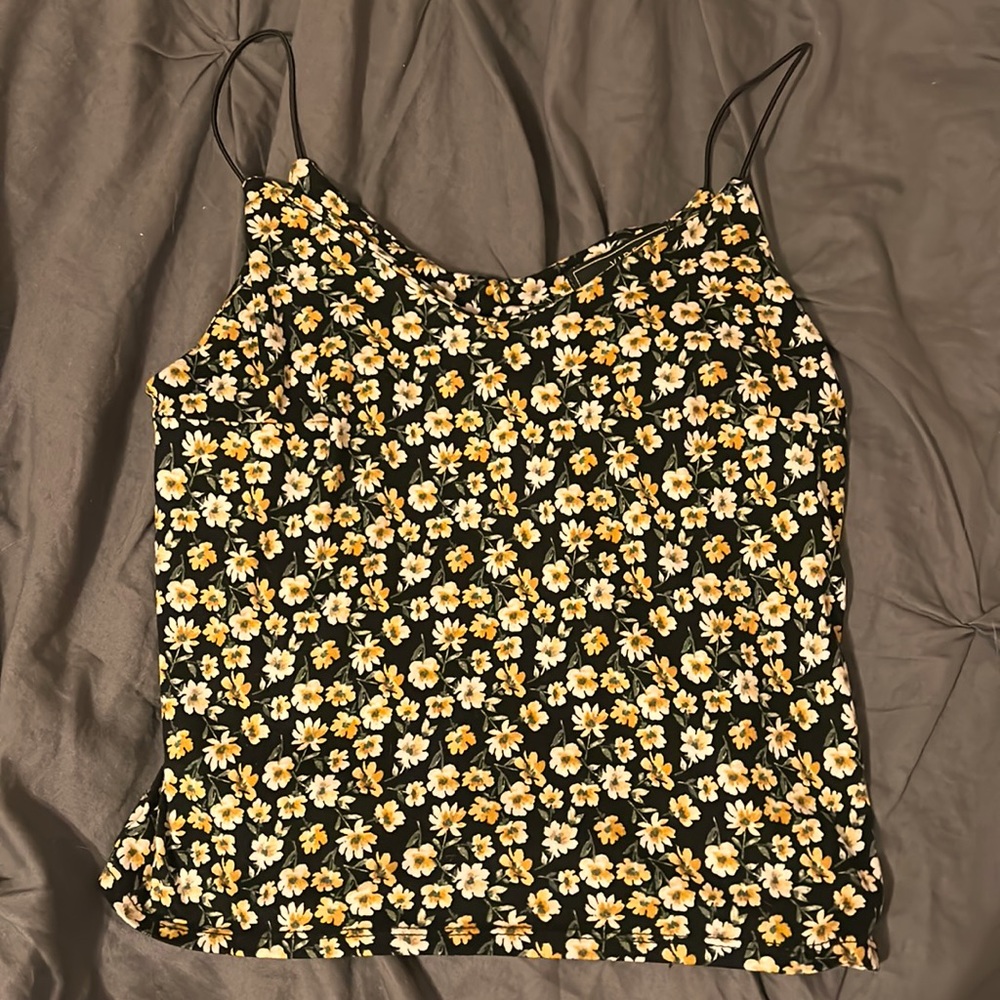 Brand new! flower tank top!